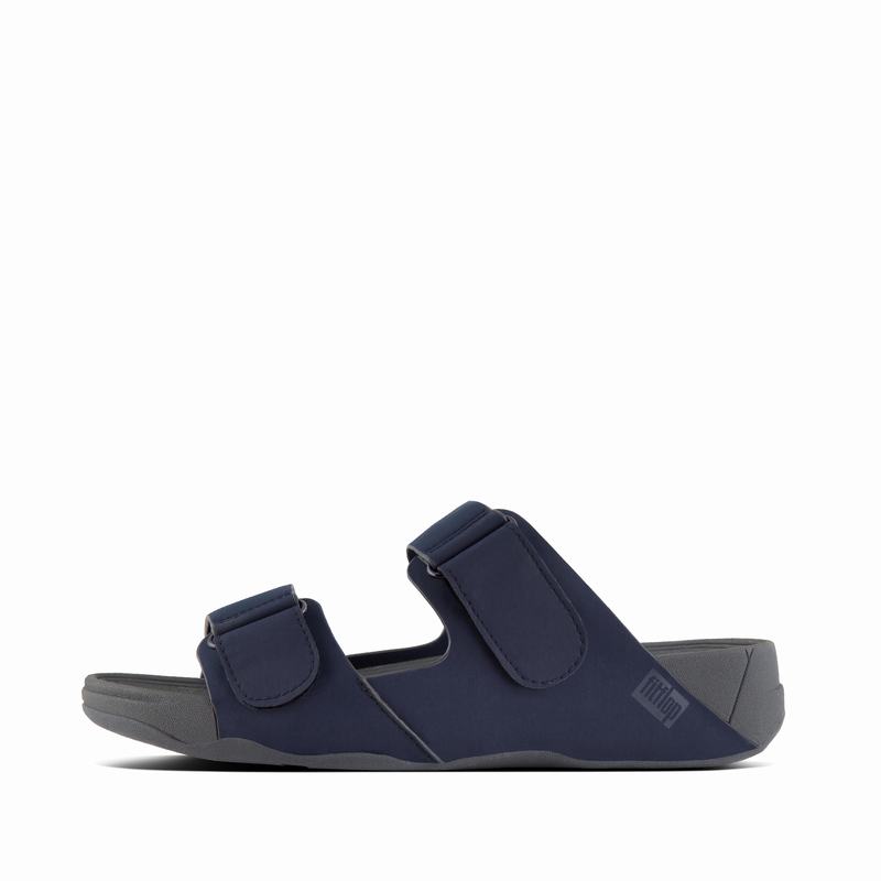 FitFlop Gogh Neoprene Navy - FitFlop Pantoletten Herren Schweiz [YPBJ-32857]